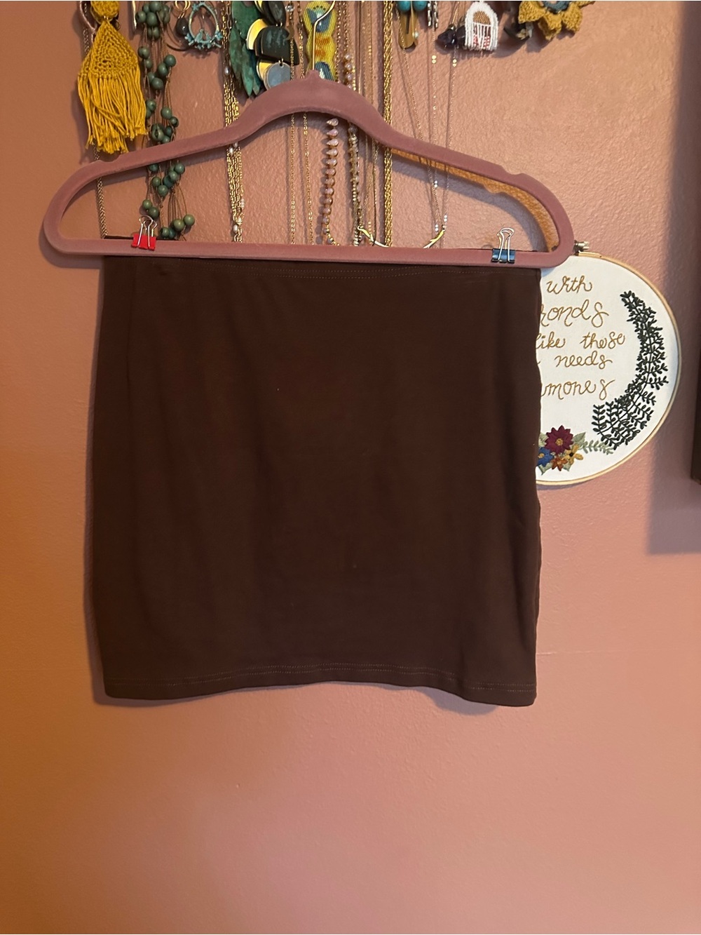 Basic Brown Miniskirt H&M